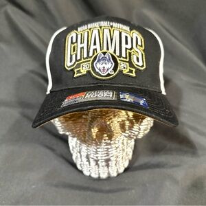 Nike UConn Huskies 2024 NCAA Basketball Champions Locker Room Snapback Hat Cap
